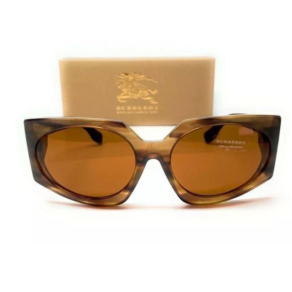 Burberry Women\'s Striped Brown Sunglasses! main image 4